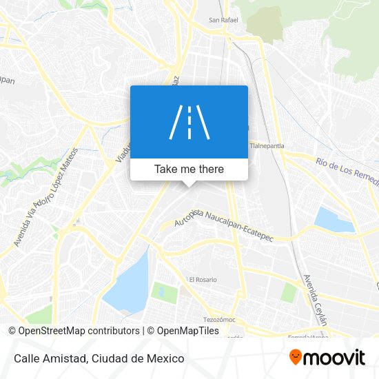 Calle Amistad map