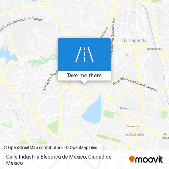 Mapa de Calle Industria Eléctrica de México