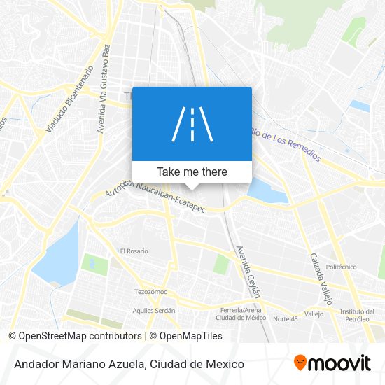 Mapa de Andador Mariano Azuela