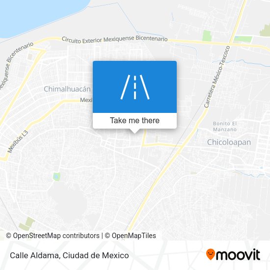 Mapa de Calle Aldama
