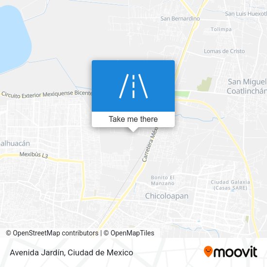Avenida Jardín map