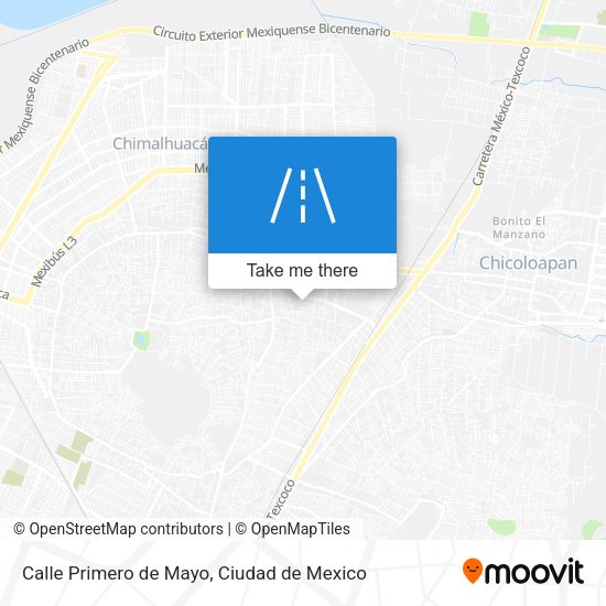 Calle Primero de Mayo map