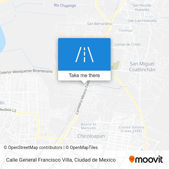 Calle General Francisco Villa map