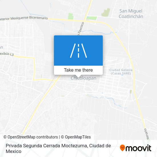 Privada Segunda Cerrada Moctezuma map