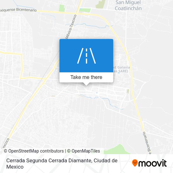 Mapa de Cerrada Segunda Cerrada Diamante