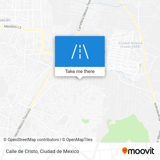 Mapa de Calle de Cristo