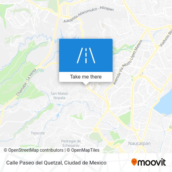 Calle Paseo del Quetzal map