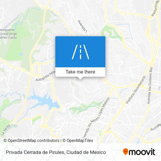 Mapa de Privada Cerrada de Pirules