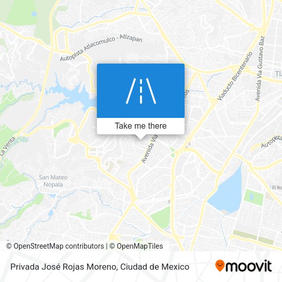 Privada José Rojas Moreno map