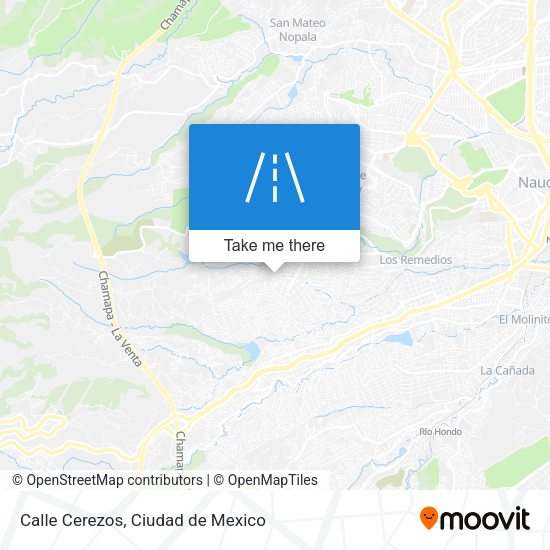 Calle Cerezos map