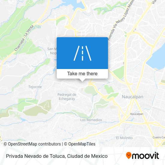 Privada Nevado de Toluca map