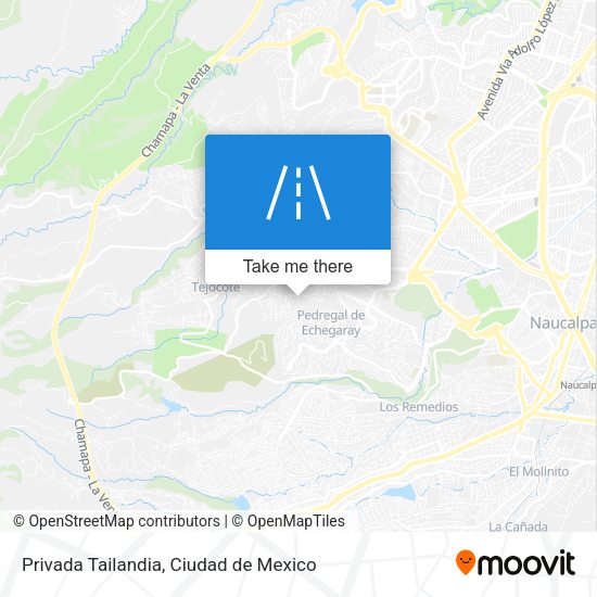 Privada Tailandia map