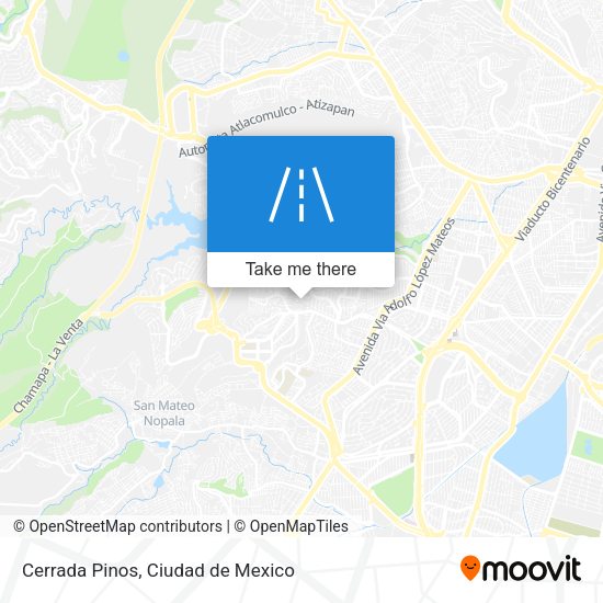 Cerrada Pinos map