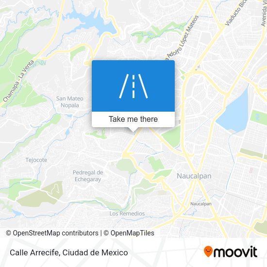 Mapa de Calle Arrecife