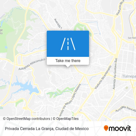 Mapa de Privada Cerrada La Granja