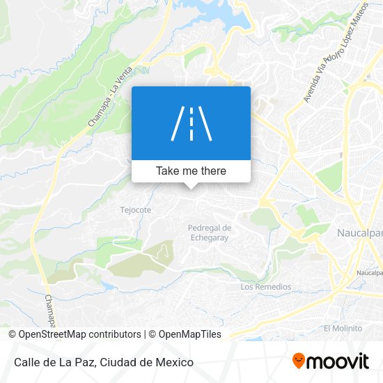 Mapa de Calle de La Paz