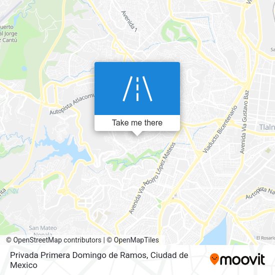 Privada Primera Domingo de Ramos map