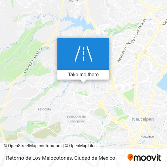 Retorno de Los Melocotones map