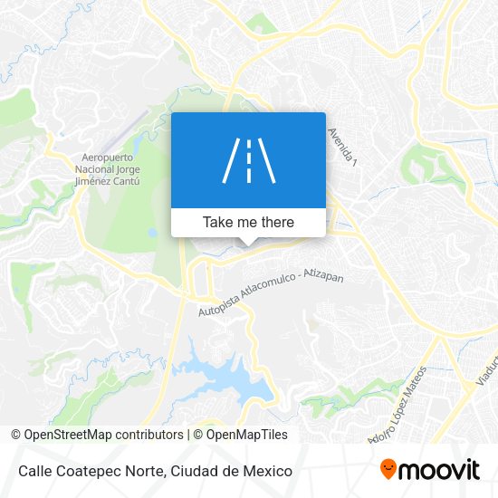 Mapa de Calle Coatepec Norte