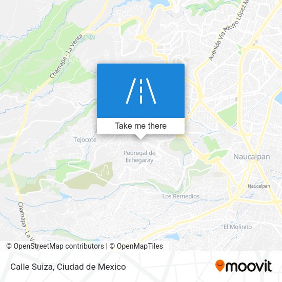 Mapa de Calle Suiza