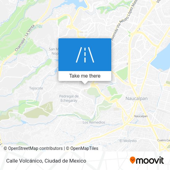 Calle Volcánico map
