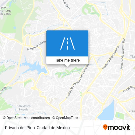 Privada del Pino map