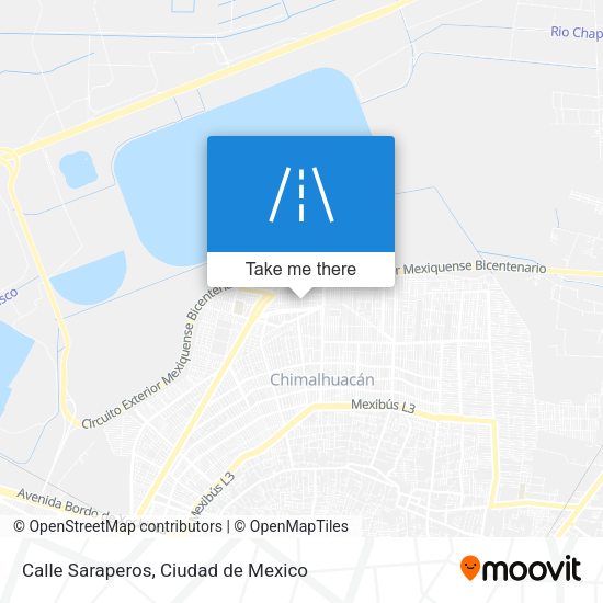 Calle Saraperos map