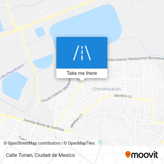 Mapa de Calle Tonan