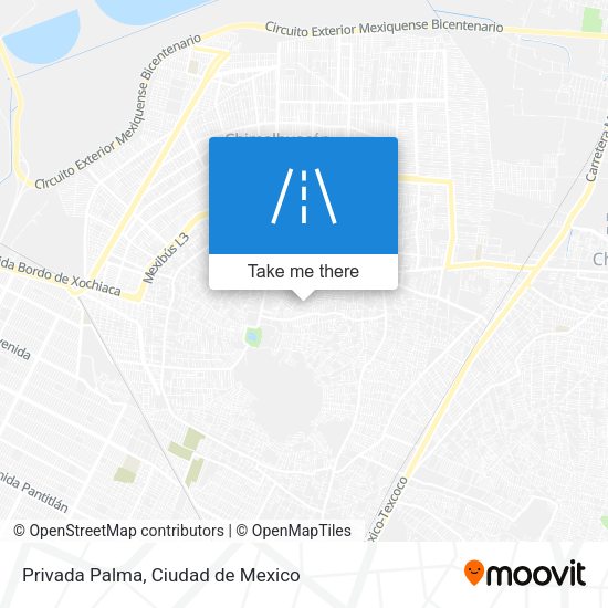 Privada Palma map