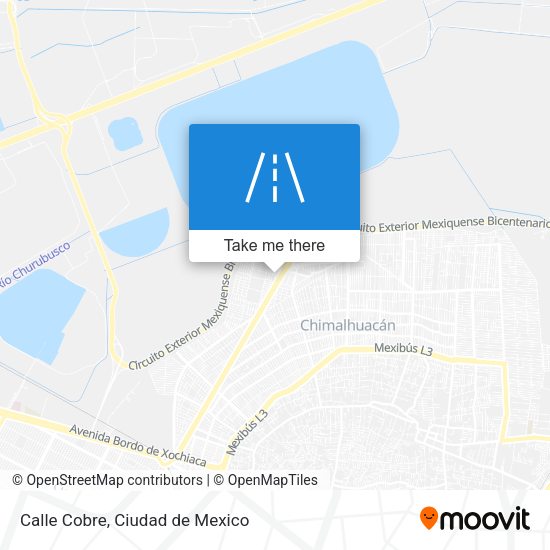 Mapa de Calle Cobre