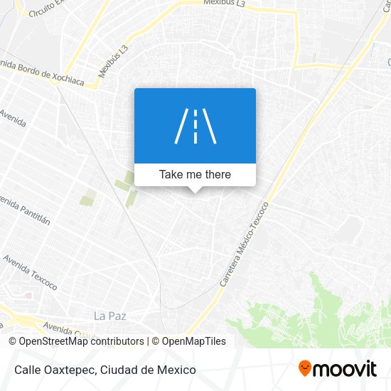Calle Oaxtepec map