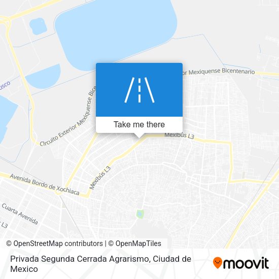 Privada Segunda Cerrada Agrarismo map