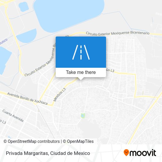 Privada Margaritas map