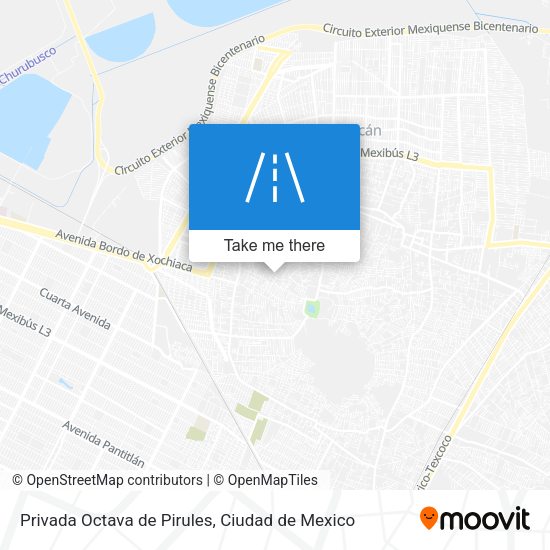 Privada Octava de Pirules map