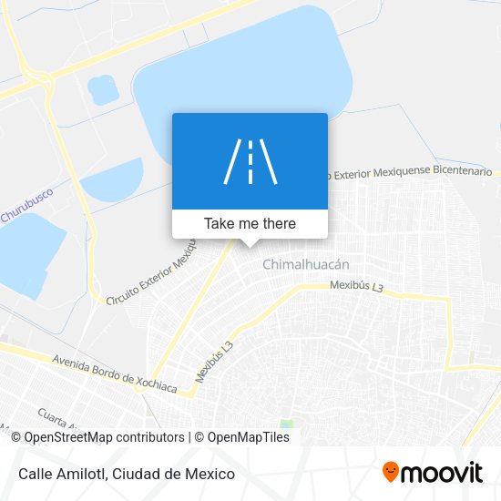 Calle Amilotl map