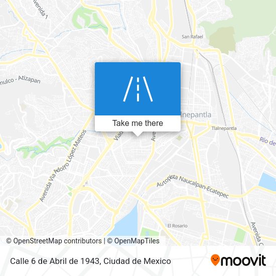 Calle 6 de Abril de 1943 map