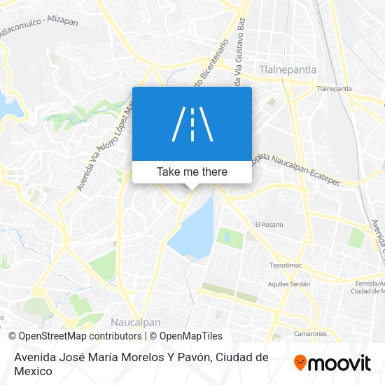 Mapa de Avenida José María Morelos Y Pavón
