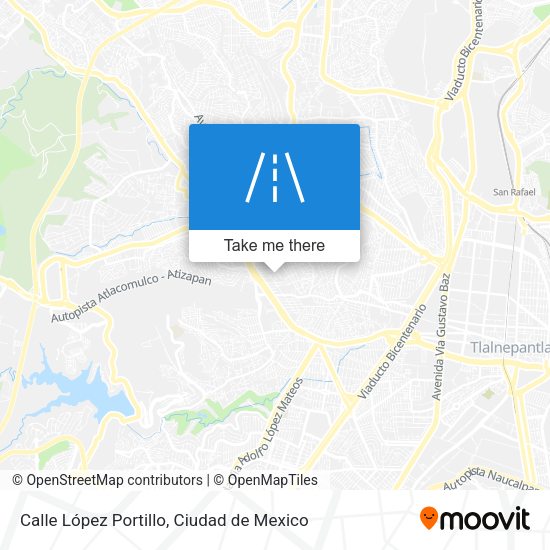 Calle López Portillo map