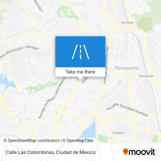 Mapa de Calle Las Colombinas