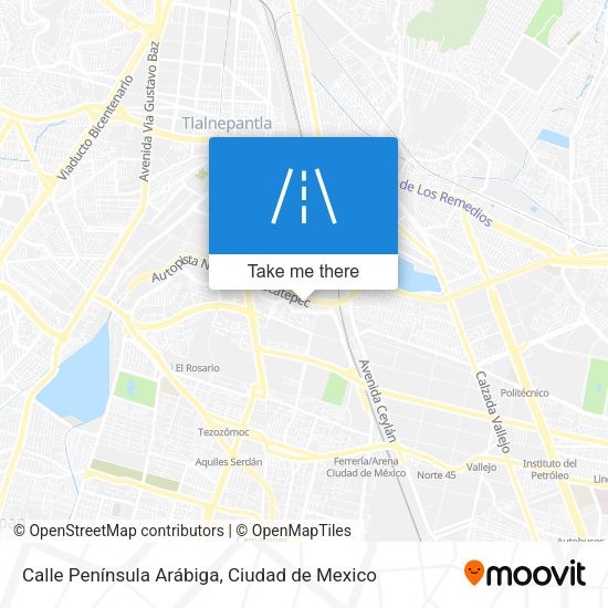 Calle Península Arábiga map