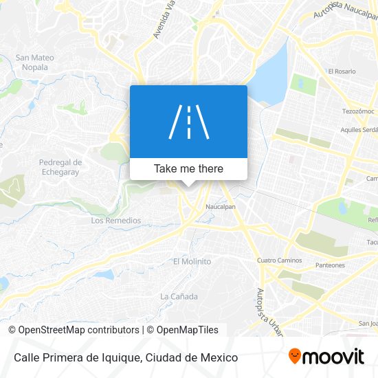 Calle Primera de Iquique map