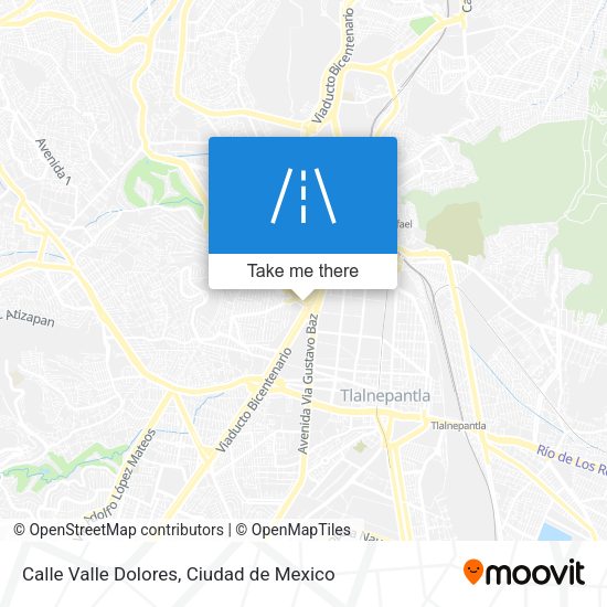 Calle Valle Dolores map