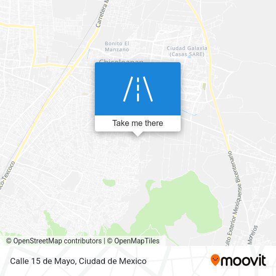 Mapa de Calle 15 de Mayo