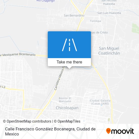 Calle Francisco González Bocanegra map