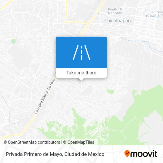 Mapa de Privada Primero de Mayo