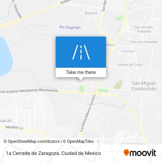 1a Cerrada de Zaragoza map
