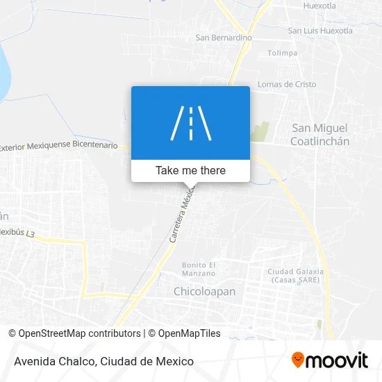Avenida Chalco map