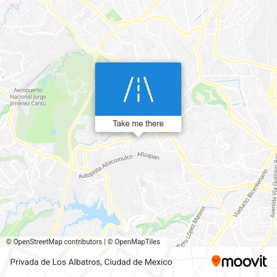 Privada de Los Albatros map
