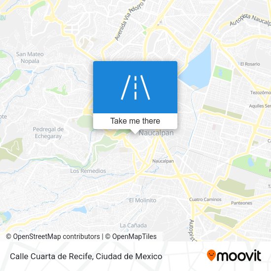 Calle Cuarta de Recife map