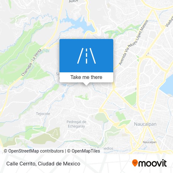Calle Cerrito map